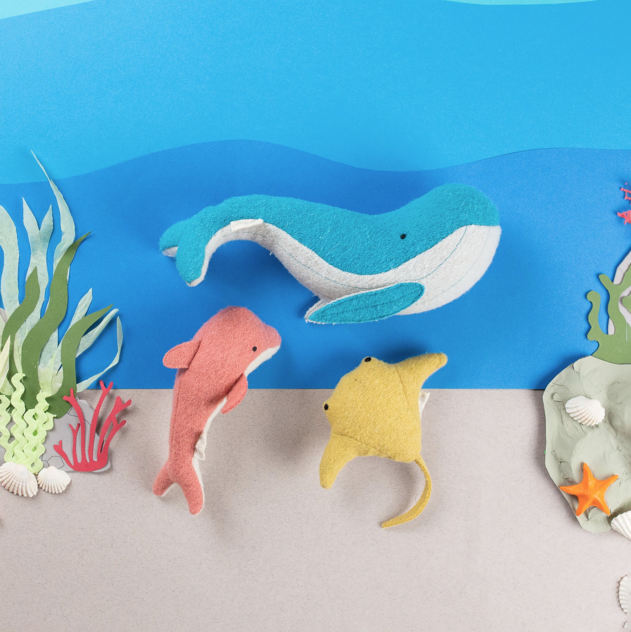 Olli Ella Holdie Set – Ocean Animals