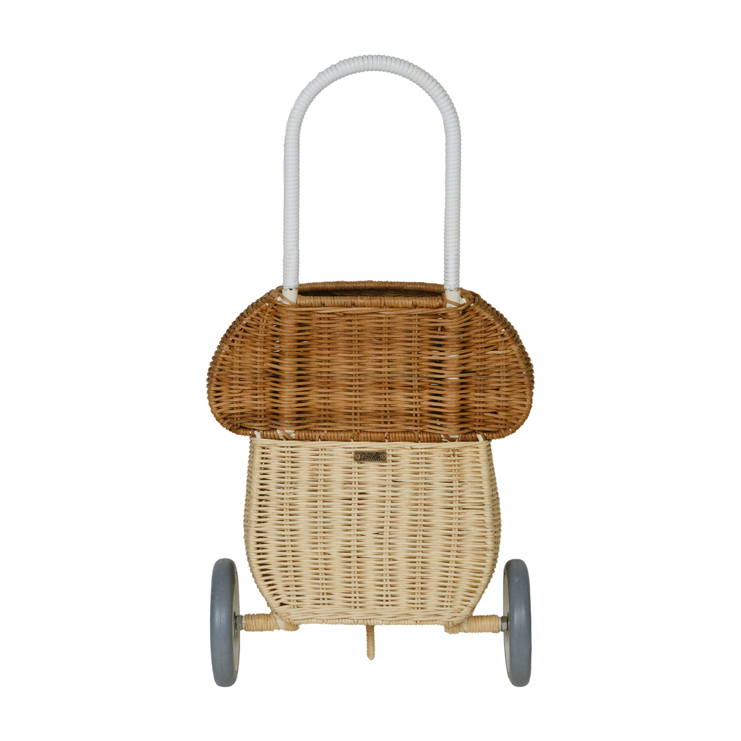 Olli Ella Rattan Mushroom Luggy – Natural