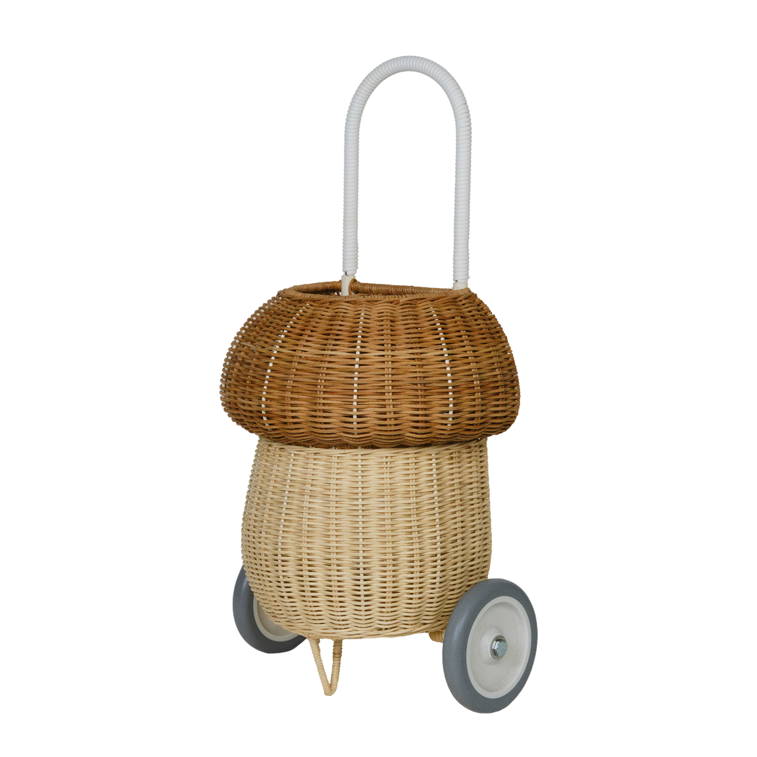 Olli Ella Rattan Mushroom Luggy – Natural