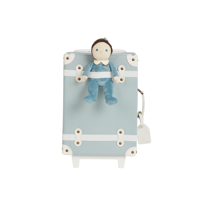 Olli Ella See-Ya Suitcase – Steel Blue