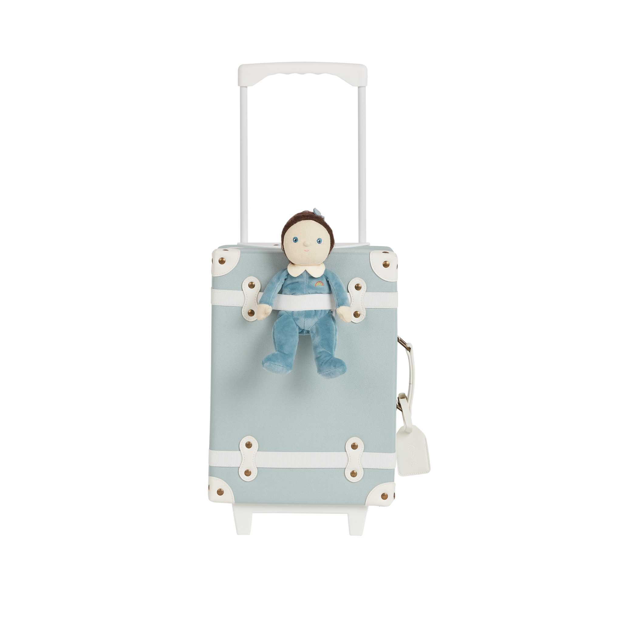 Olli Ella See-Ya Suitcase – Steel Blue