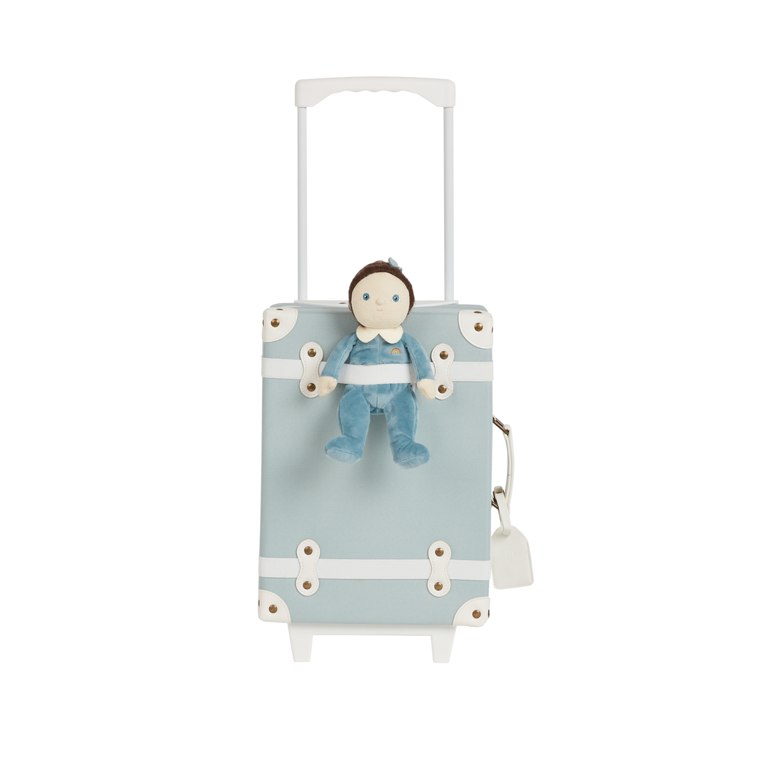 Olli Ella See-Ya Suitcase – Steel Blue