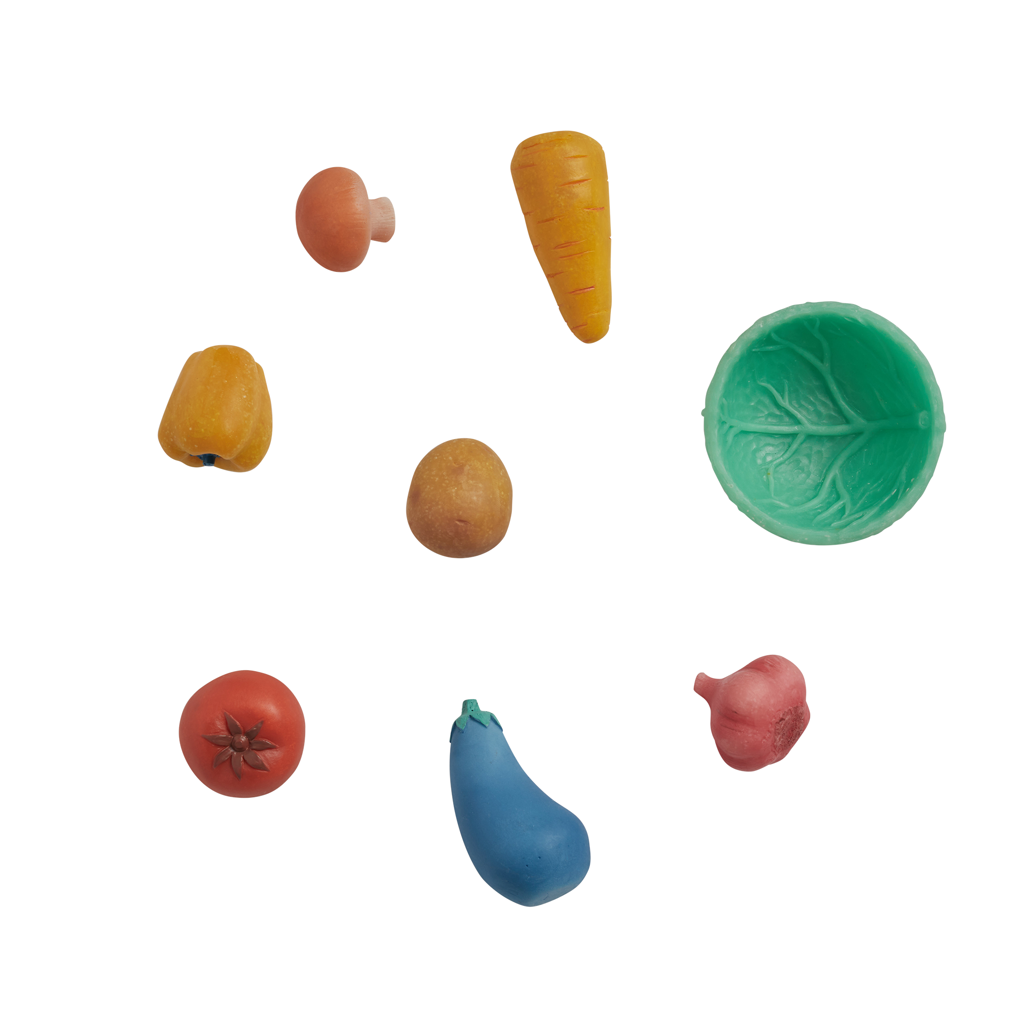 Olli Ella Tubbles Sensory Stones – Vibrant Veggies
