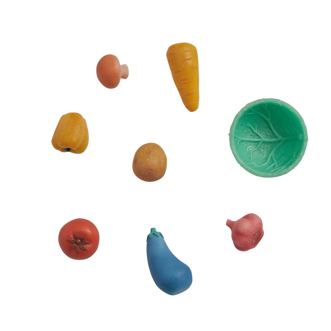 Olli Ella Tubbles Sensory Stones – Vibrant Veggies