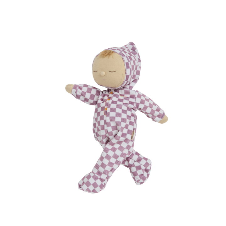 Olli Ella Dozy Dinkum Doll – Twinkle Plum Check