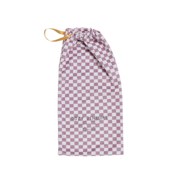 Olli Ella Dozy Dinkum Doll – Twinkle Plum Check