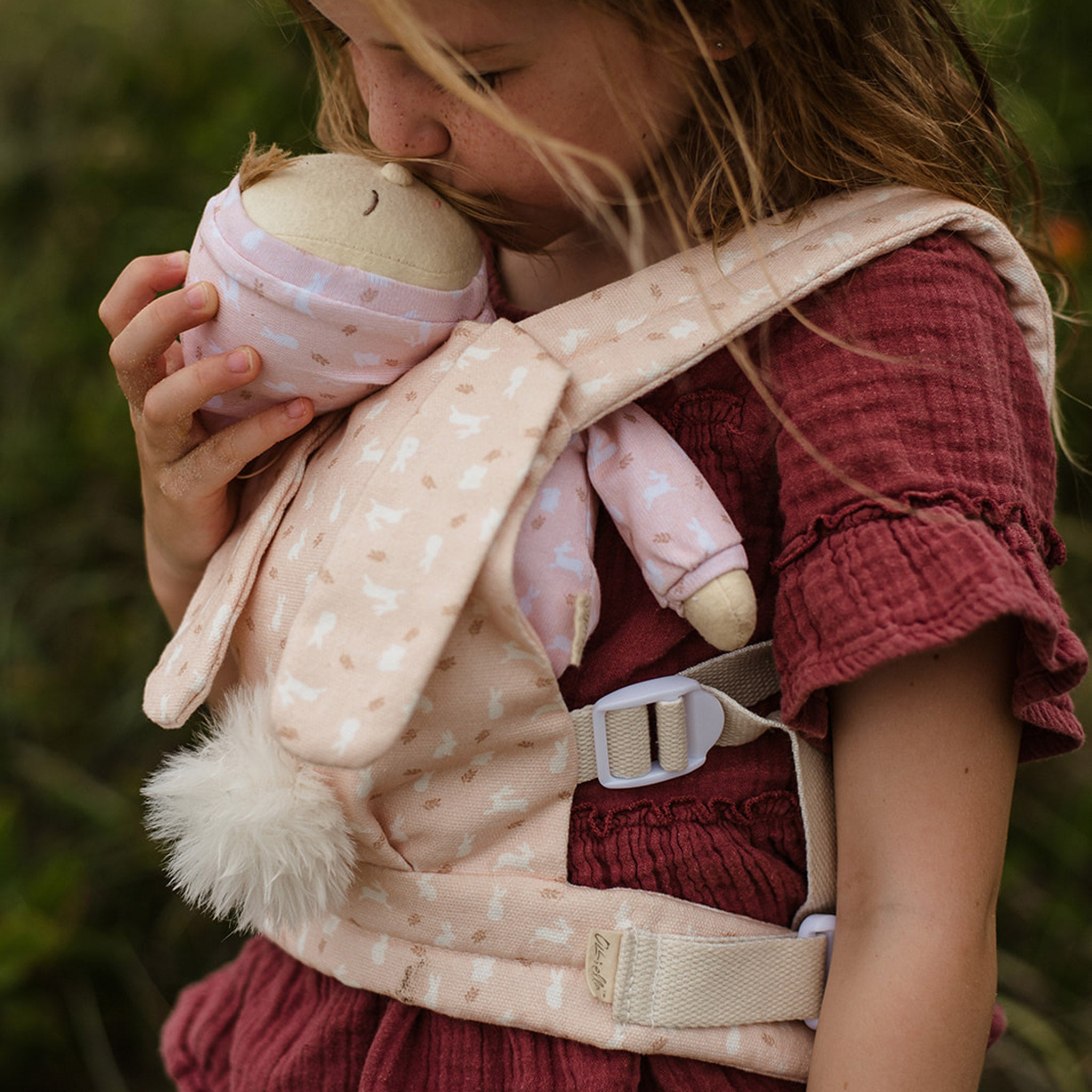 Olli Ella Dinkum Doll Cottontail Carrier – Lapin