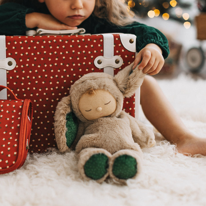 Olli Ella Cozy Dinkum Doll – Festive Bunny Twinkle