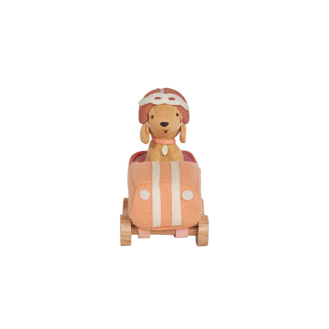 Olli Ella Holdie Dog-Go Racer Girl – Pink