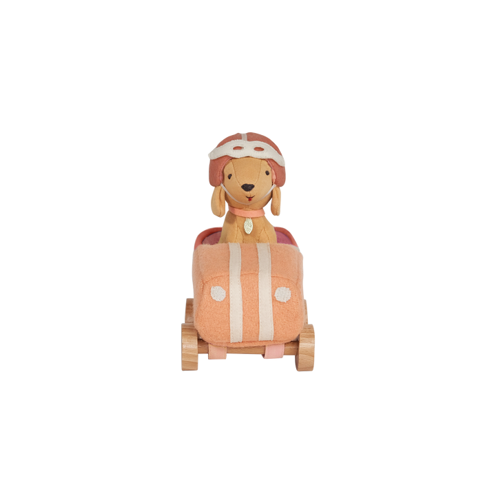 Olli Ella Holdie Dog-Go Racer Girl – Pink