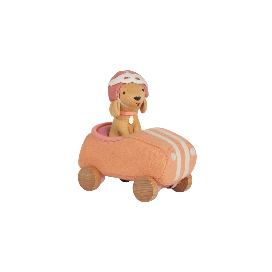 Olli Ella Holdie Dog-Go Racer Girl – Pink