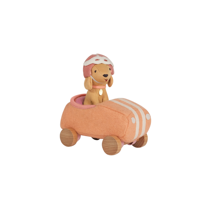 Olli Ella Holdie Dog-Go Racer Girl – Pink