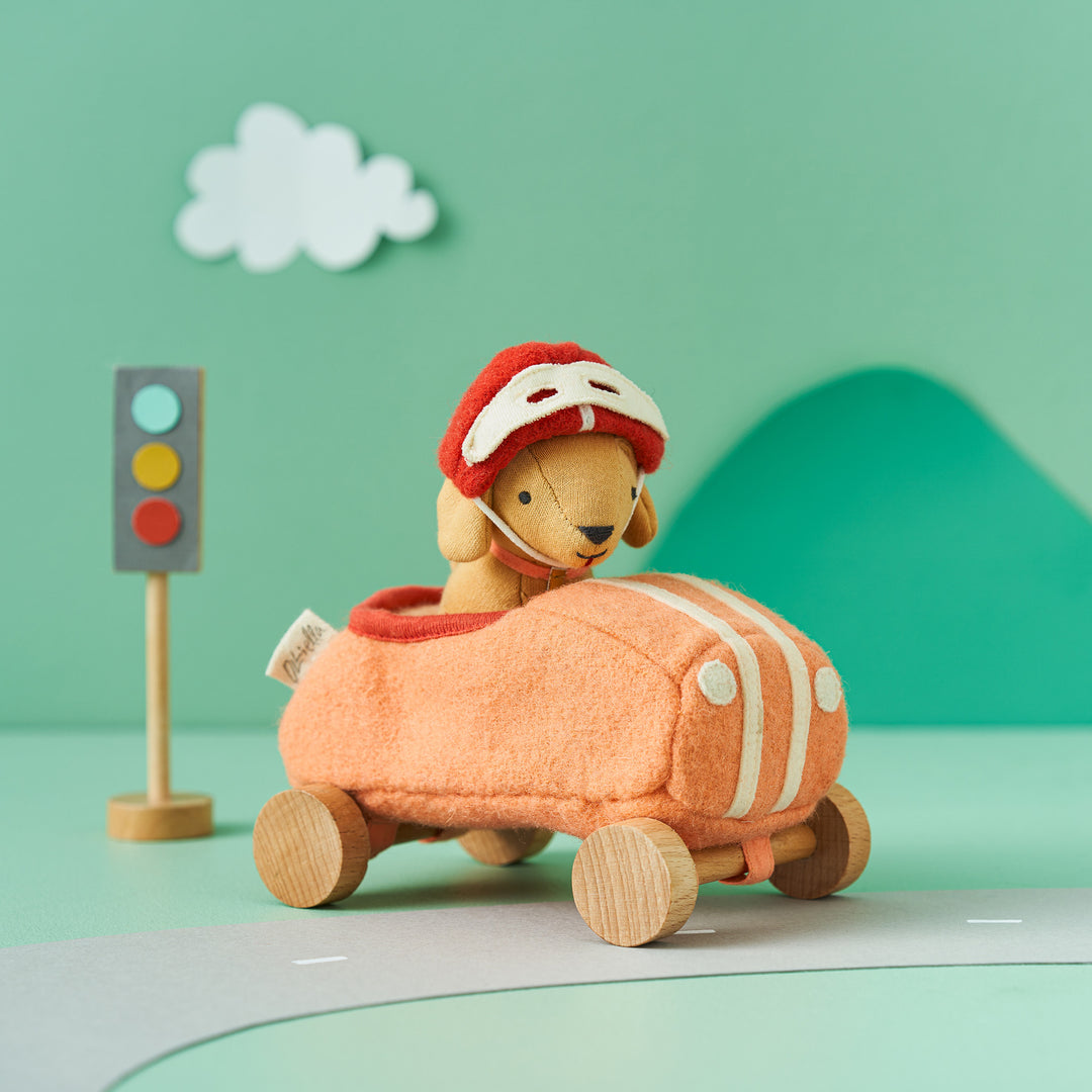 Olli Ella Holdie Dog-Go Racer Girl – Pink