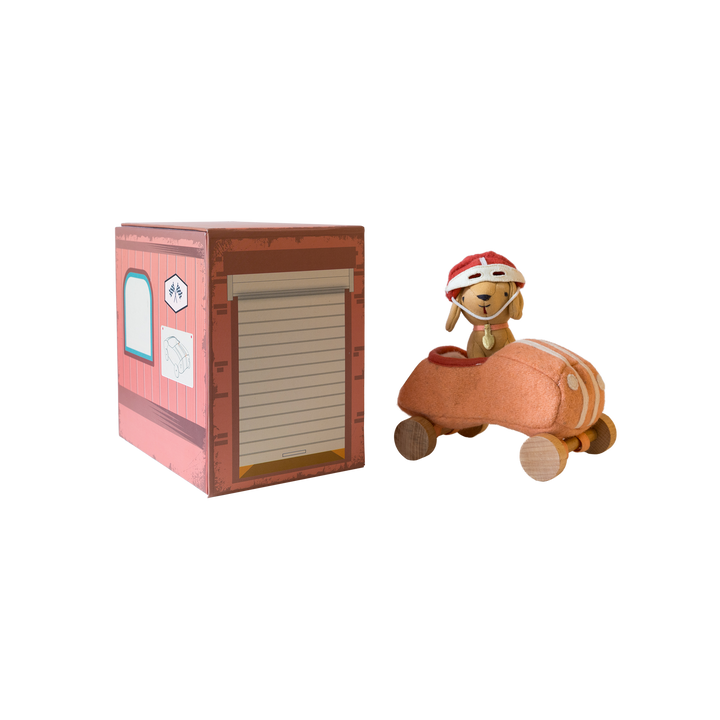 Olli Ella Holdie Dog-Go Racer Girl – Pink