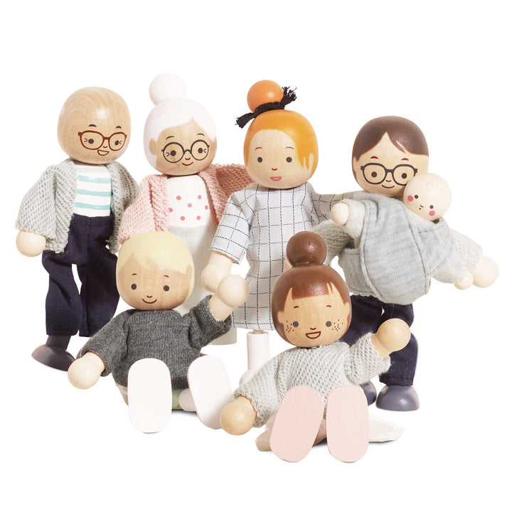 Le Toy Van Wooden Dollhouse Family