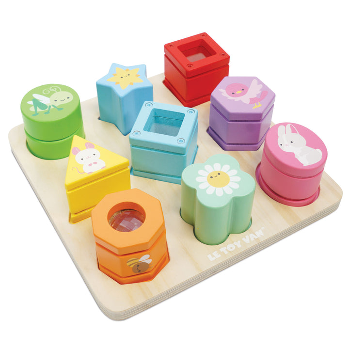 Le Toy Van Rainbow Sensory Shape Sorter