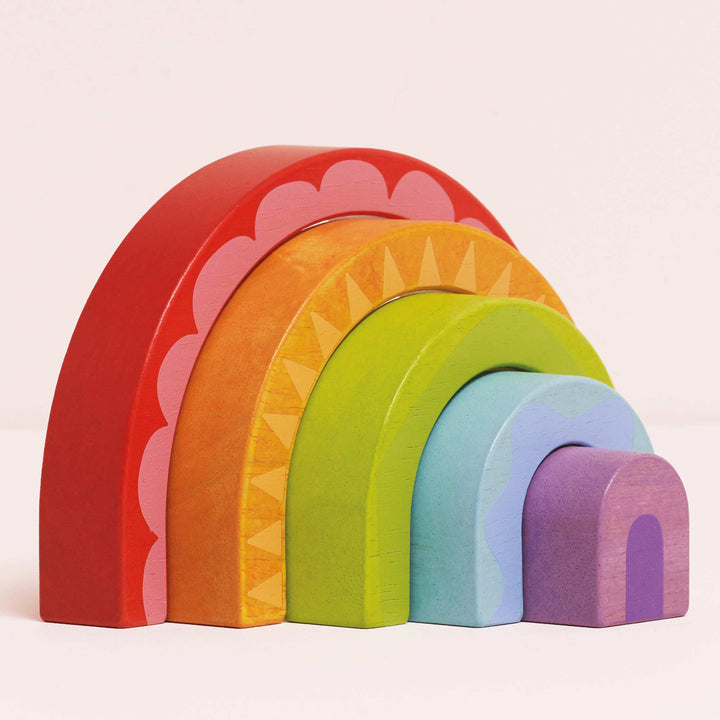Le Toy Van Stacking Rainbow Tunnel