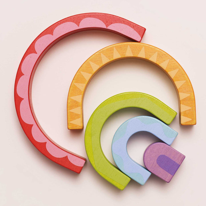 Le Toy Van Stacking Rainbow Tunnel