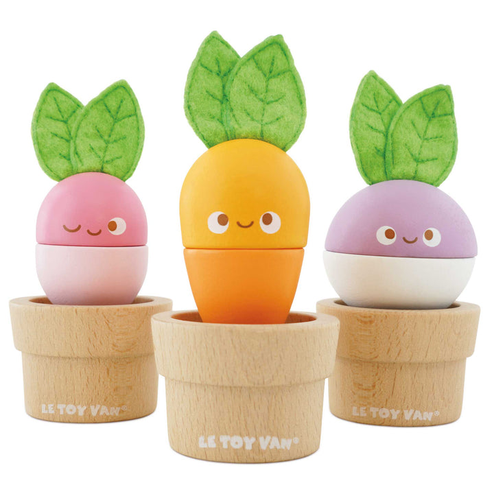 Le Toy Van Wooden Stacking Veggies