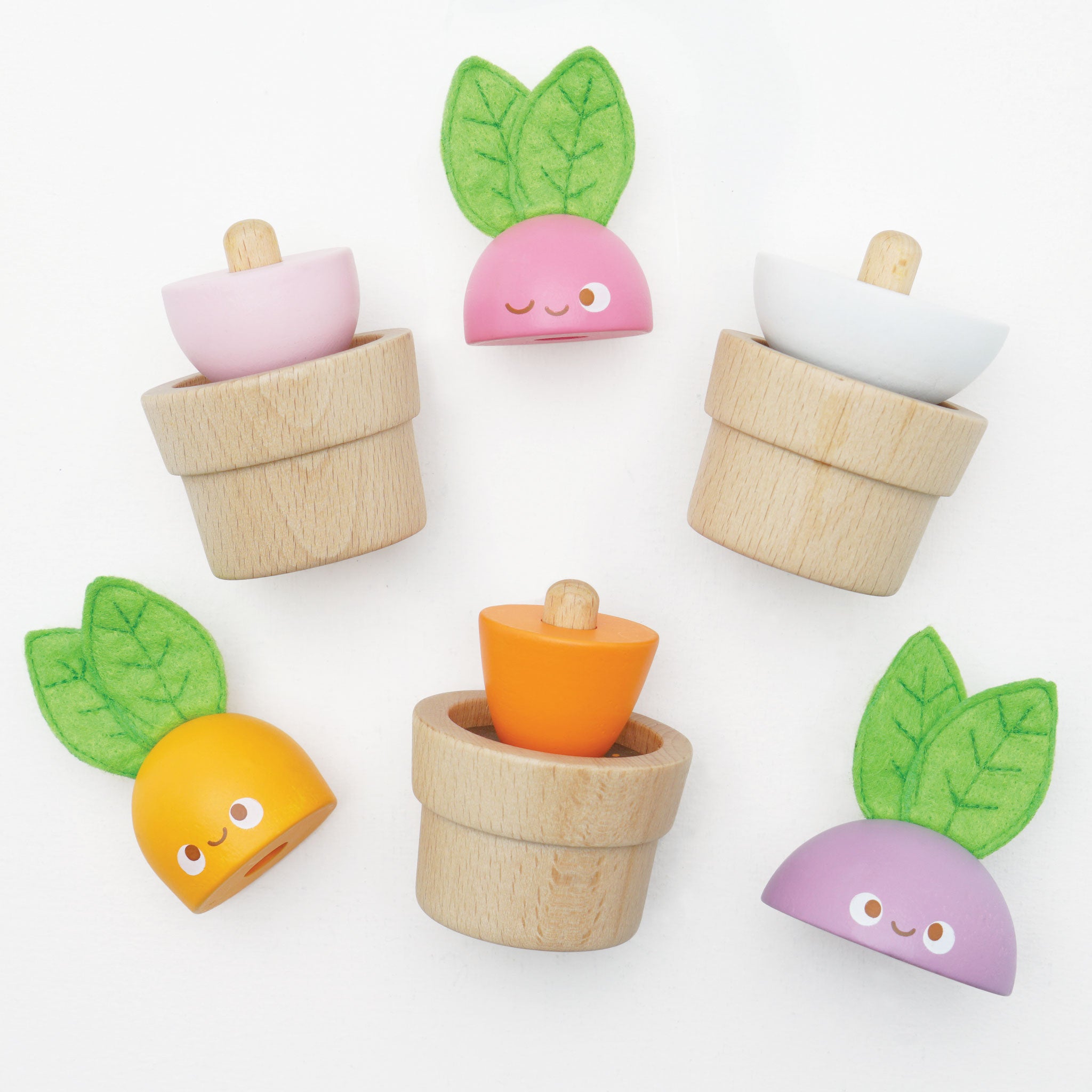 Le Toy Van Wooden Stacking Veggies