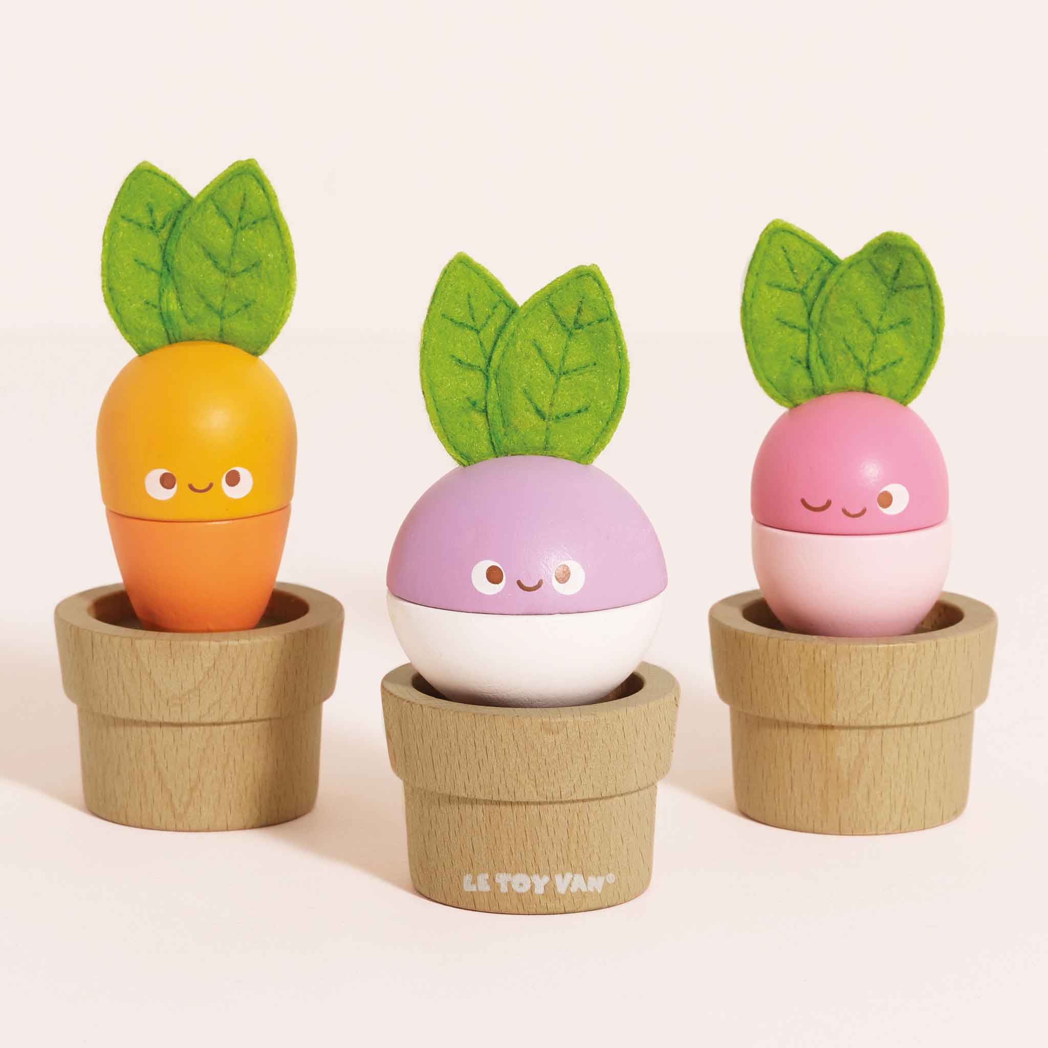 Le Toy Van Wooden Stacking Veggies