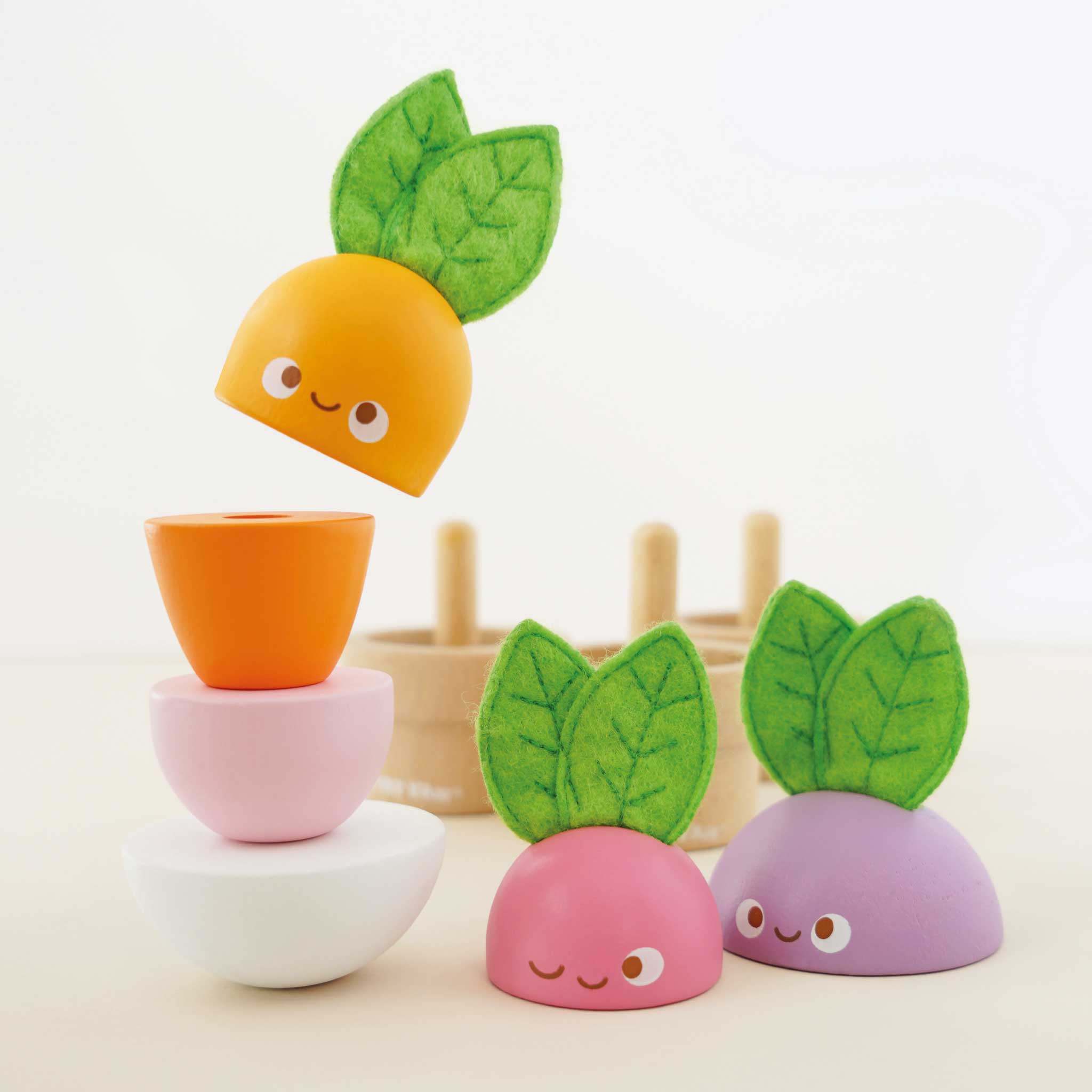 Le Toy Van Wooden Stacking Veggies