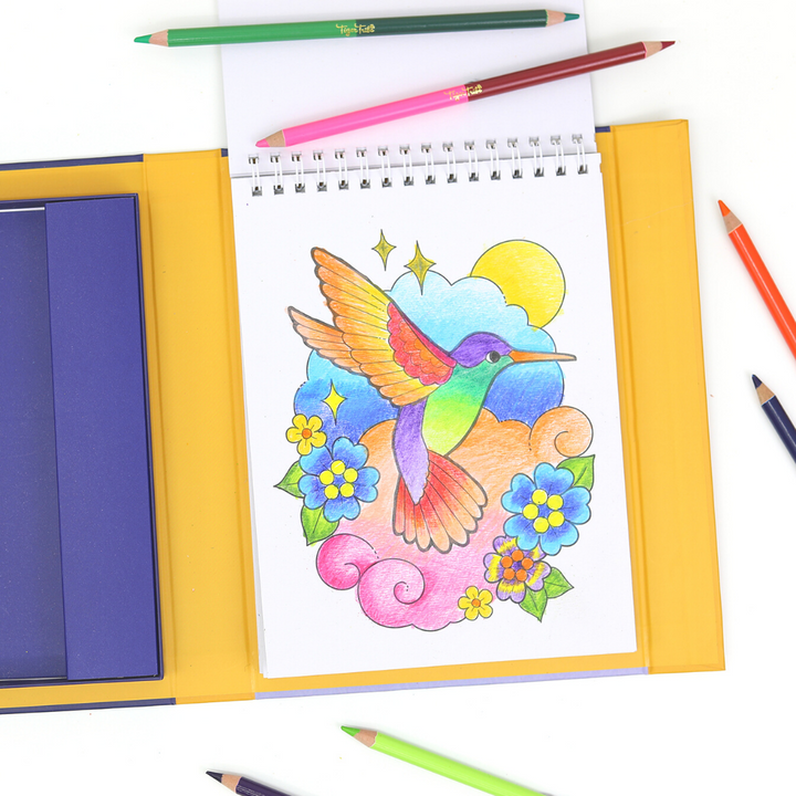 Tiger Tribe Pencil Art – Blend &amp; Shade