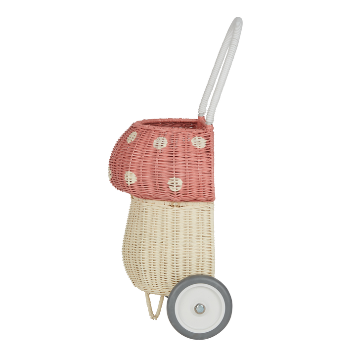 Olli Ella Rattan Mushroom Luggy – Musk