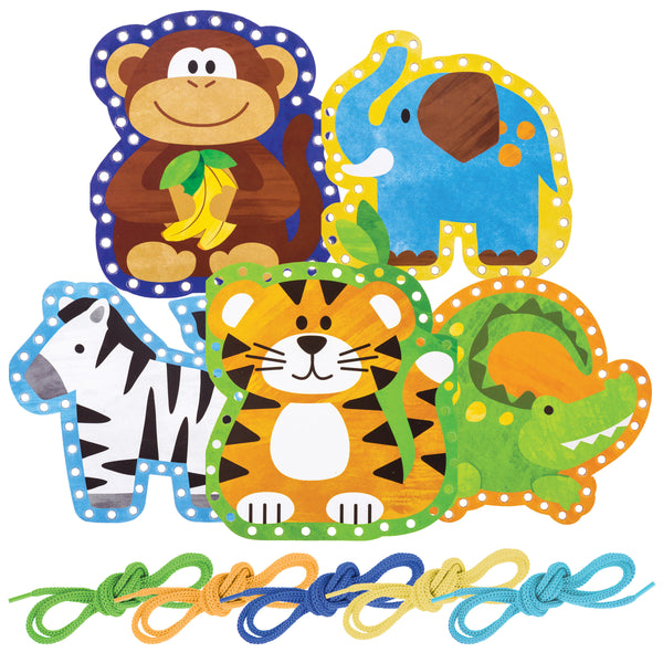 Stephen Joseph Lacing Cards – Zoo