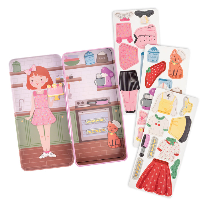 Stephen Joseph Tall Travel Tin Magnetic Dress Up – Bella The Baker