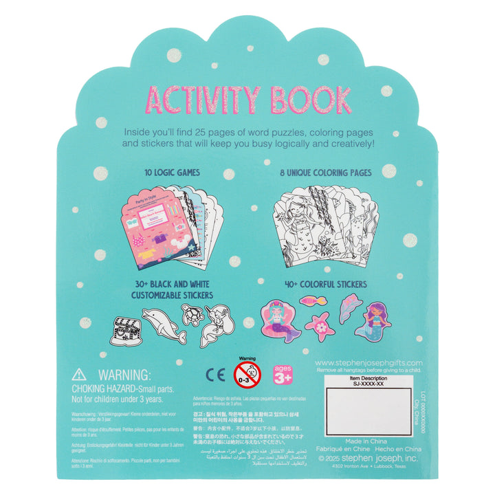 Stephen Joseph Activity Book – Mermaid