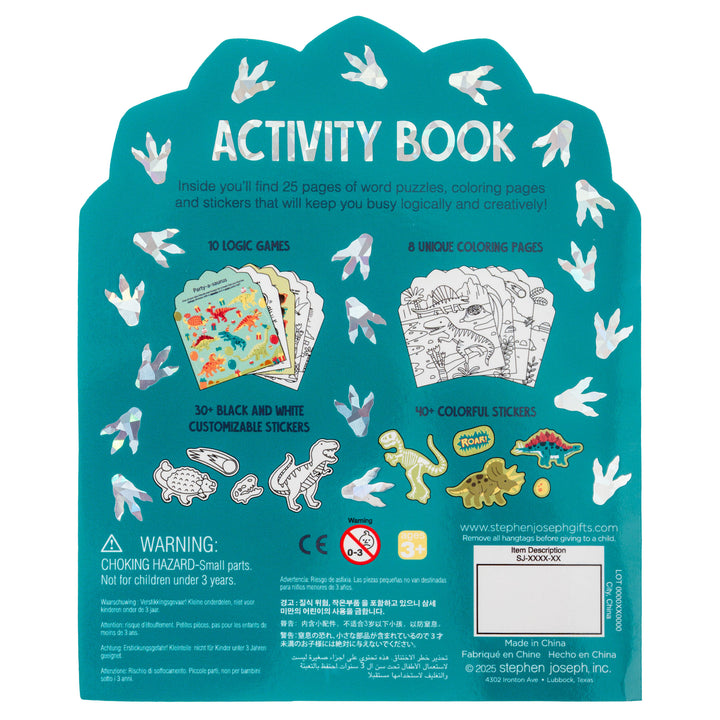 Stephen Joseph Activity Book – Dino