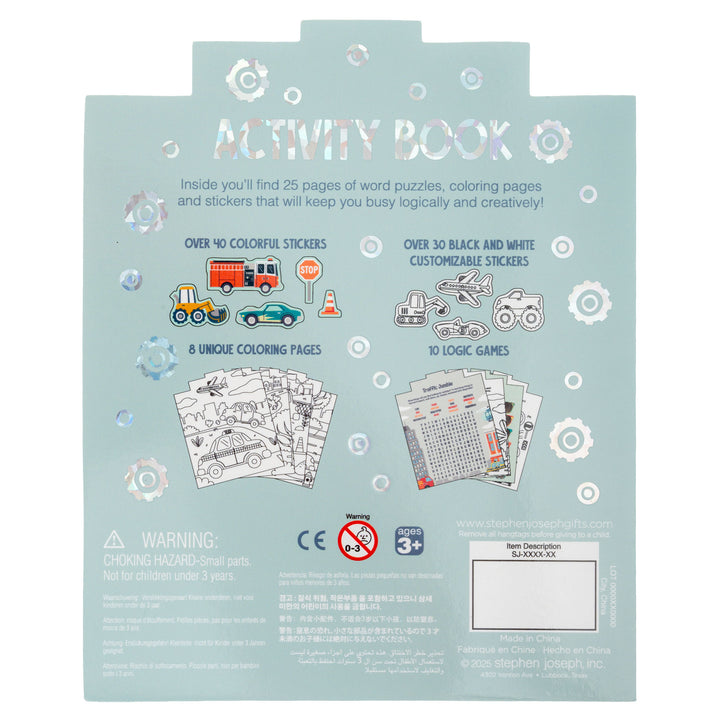 Stephen Joseph Activity Book – Transportation