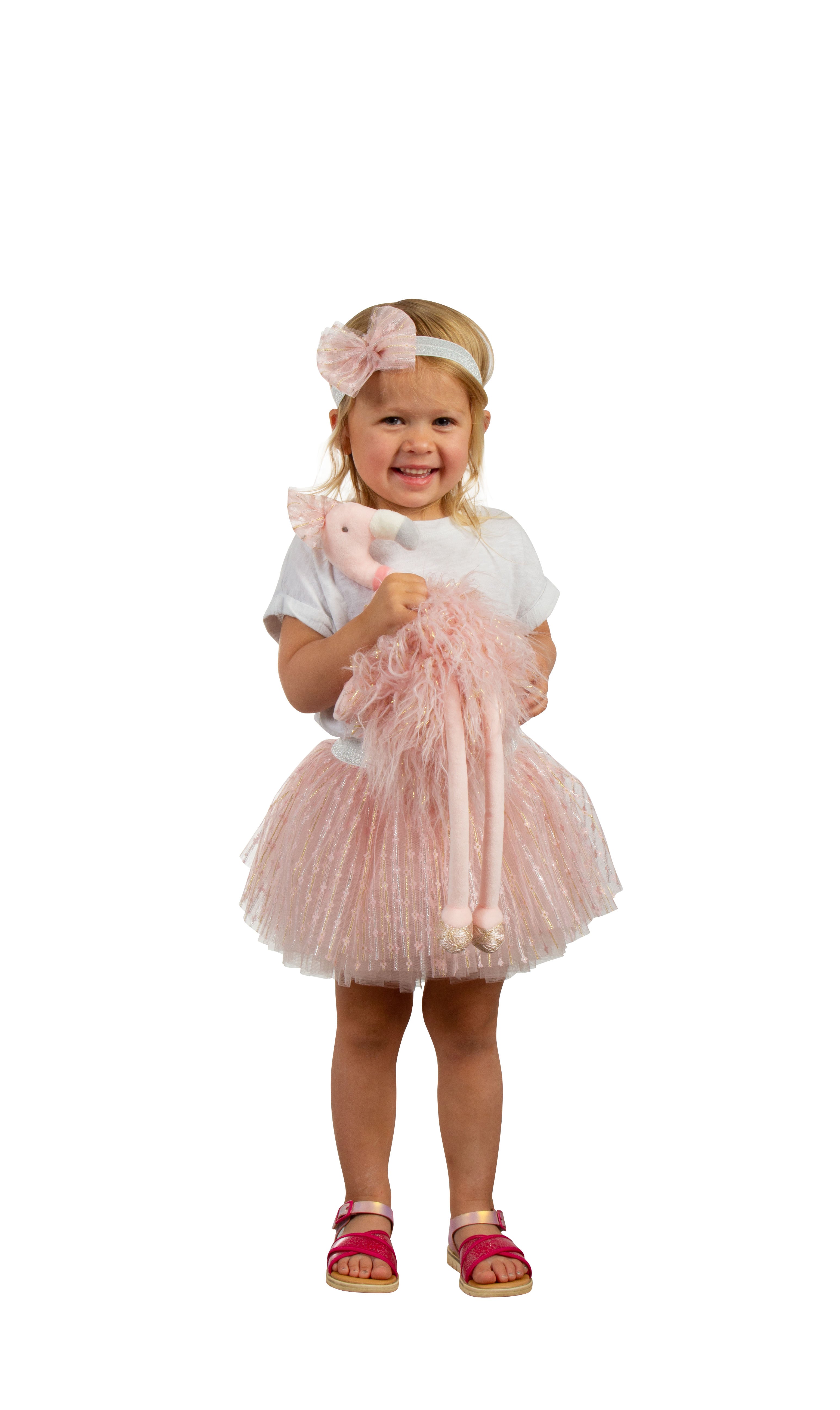 Stephen Joseph Tutu And Headband Set – Shimmer Pink