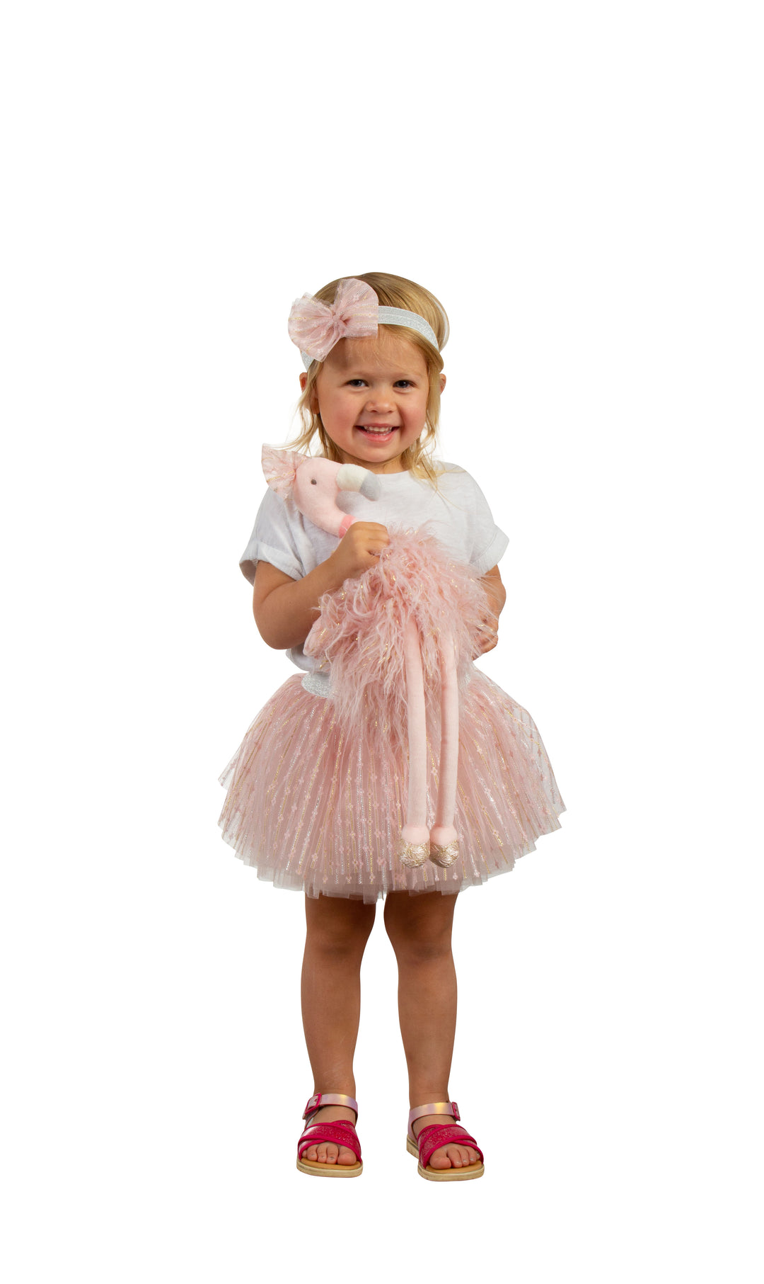 Stephen Joseph Tutu And Headband Set – Shimmer Pink