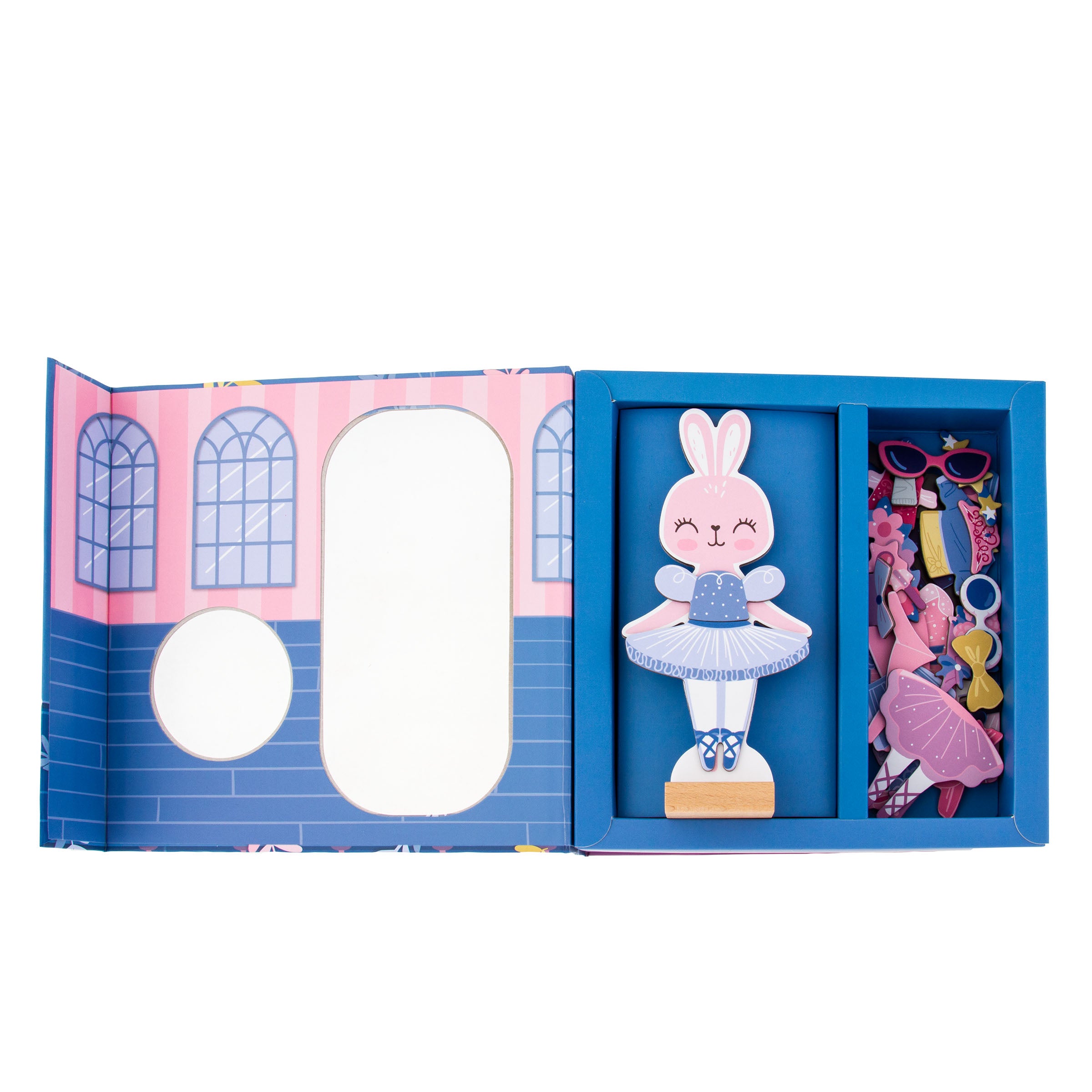Stephen Joseph Magnetic Dress Up Box Set – Bunny & Mouse