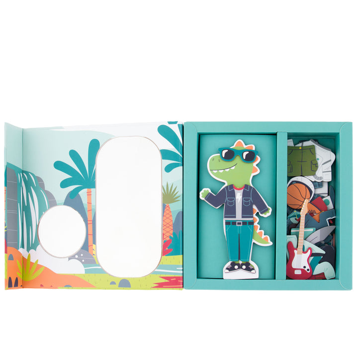 Stephen Joseph Magnetic Dress Up Box Set – Dino &amp; Lion