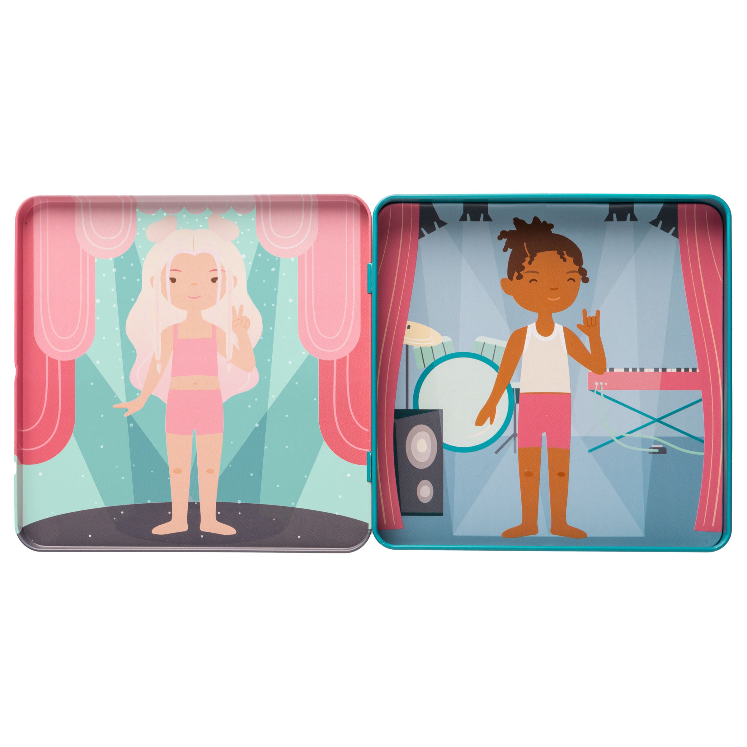 Stephen Joseph Travel Tin Magnetic Dress Up – Pop Star