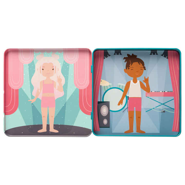 Stephen Joseph Travel Tin Magnetic Dress Up – Pop Star