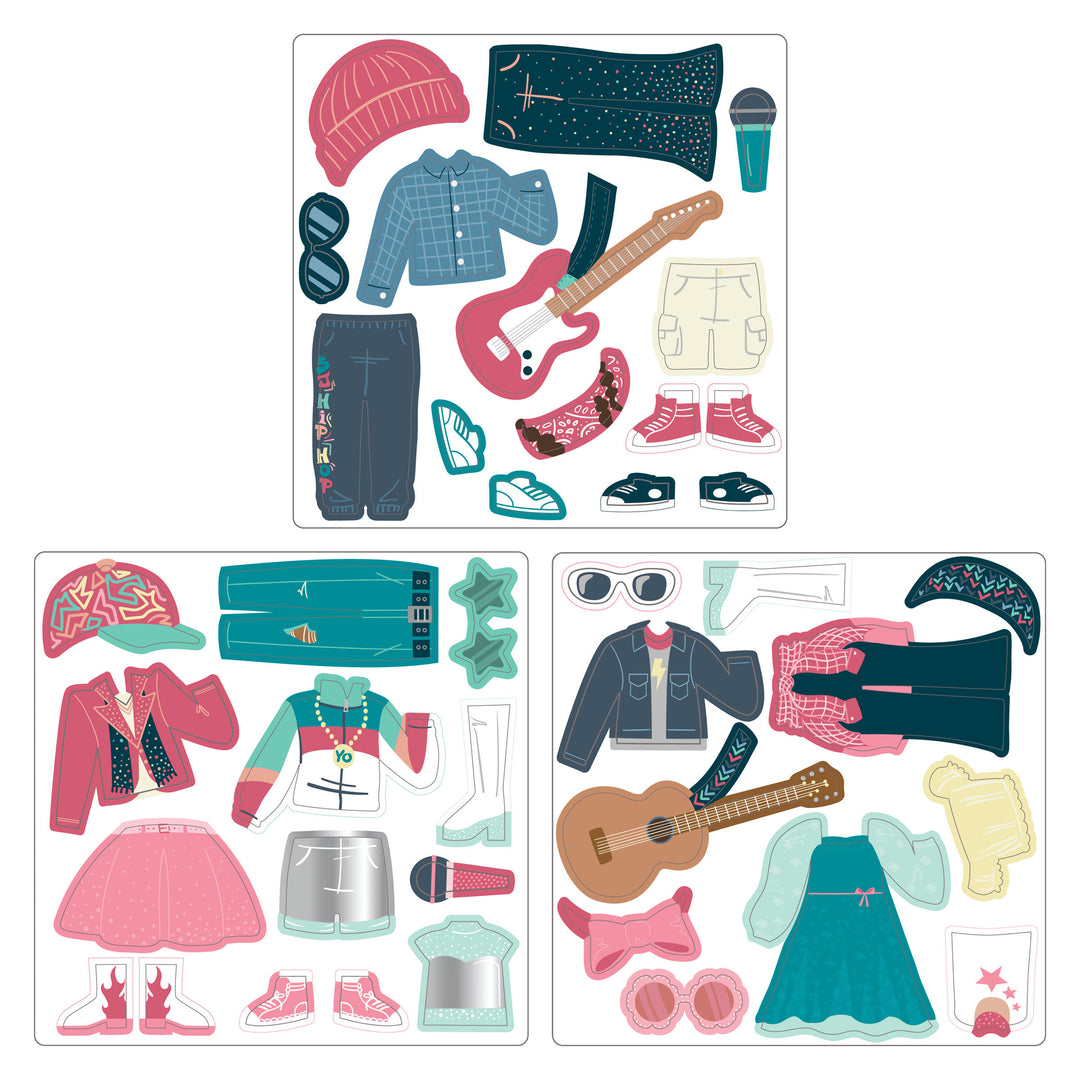 Stephen Joseph Travel Tin Magnetic Dress Up – Pop Star
