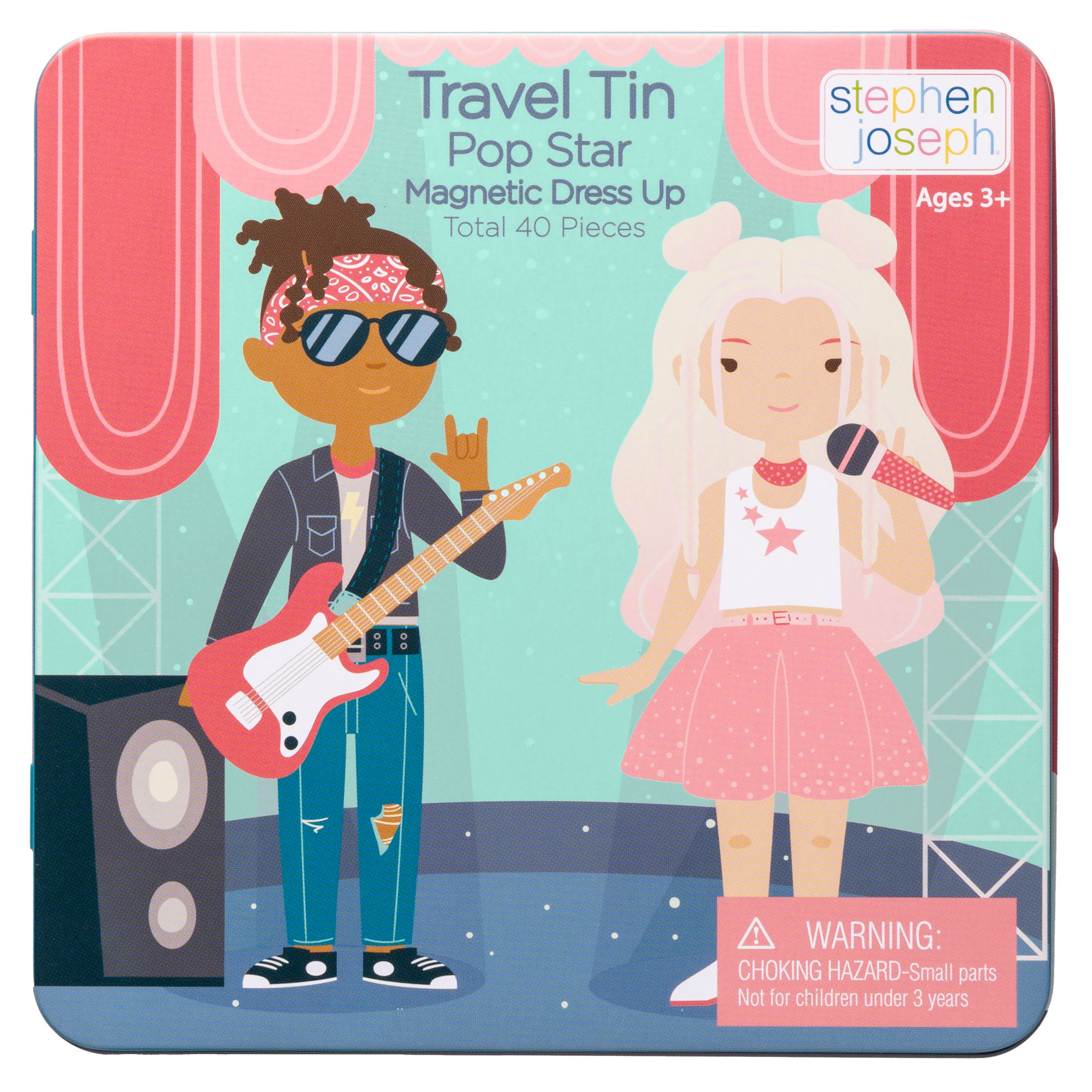 Stephen Joseph Travel Tin Magnetic Dress Up – Pop Star