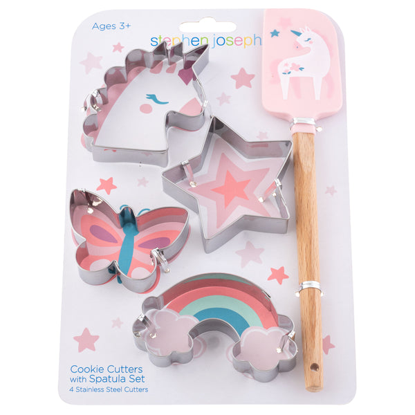 Stephen Joseph Cookie Cutter with Spatula Set – Unicorn