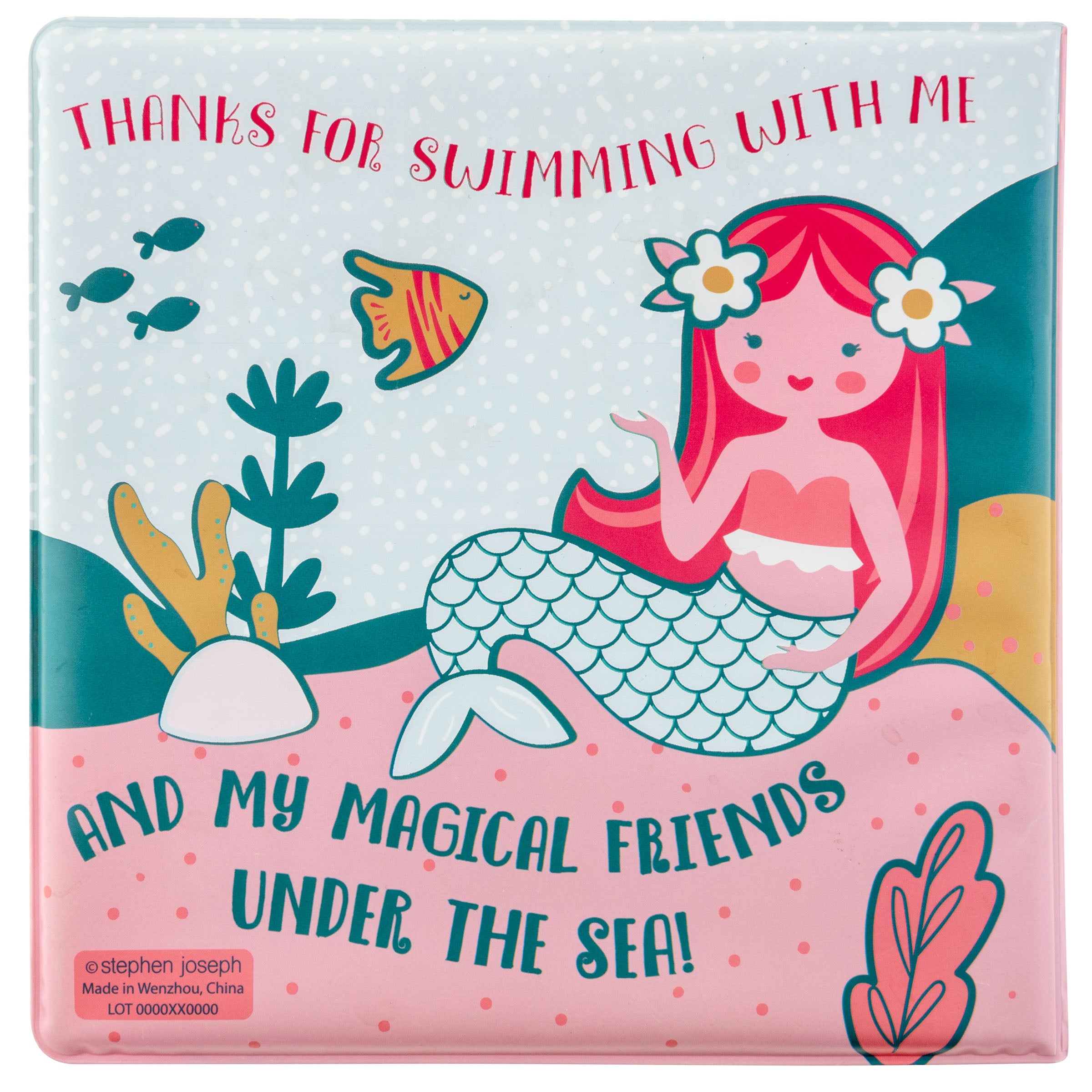 Stephen Joseph Colour Changing Bath Book – Mermaid