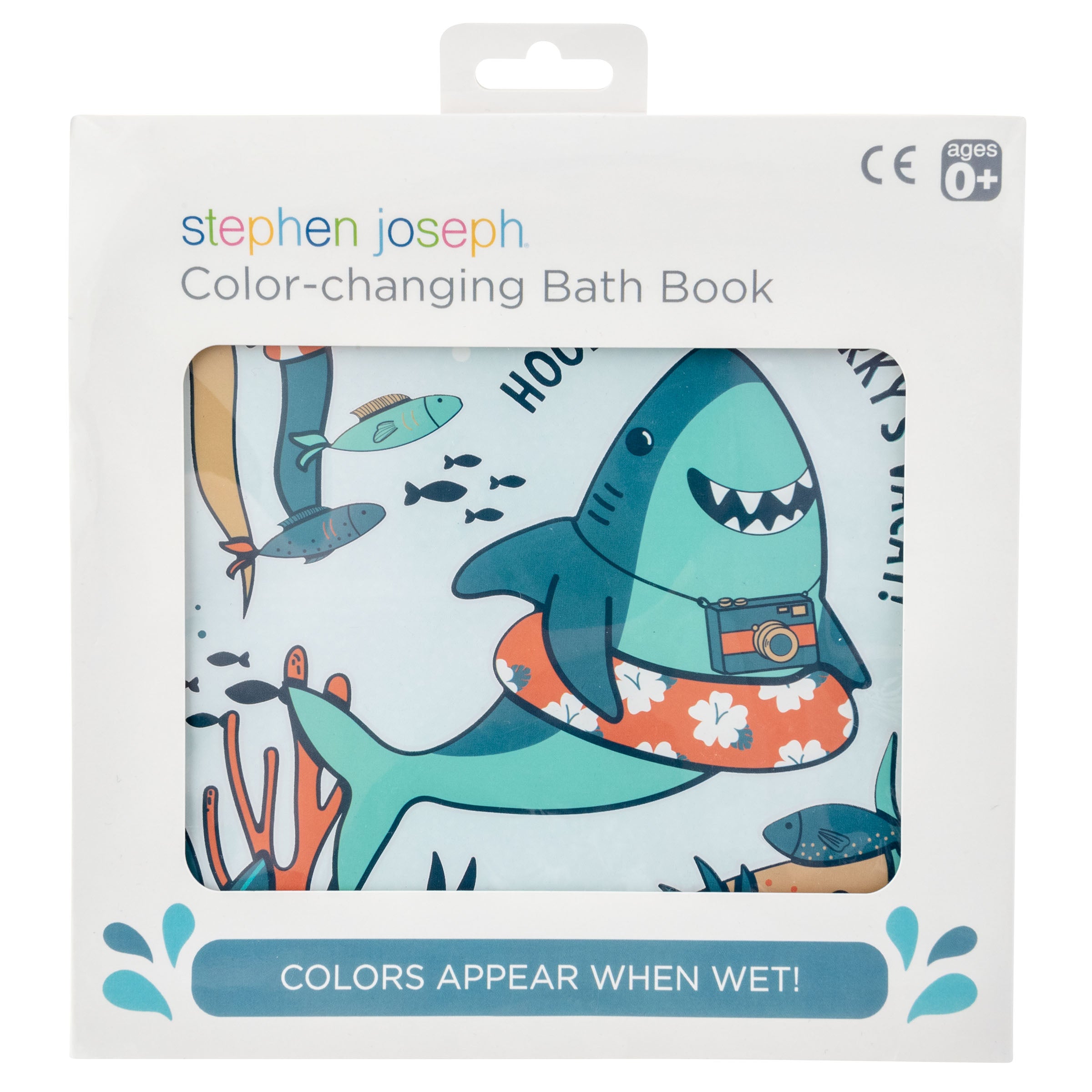 Stephen Joseph Colour Changing Bath Book – Shark