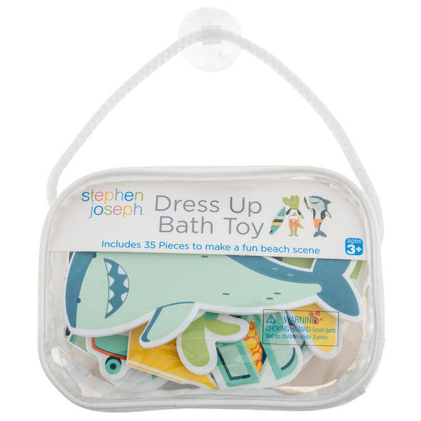 Stephen Joseph Dress-Up Bath Toy – Shark And Dino