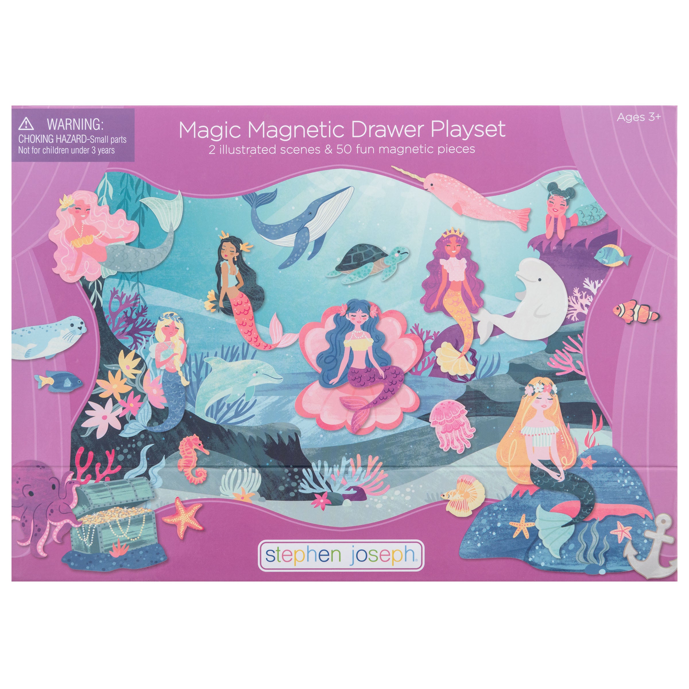 Stephen Joseph Magnetic Scene With Drawer – Mermaid