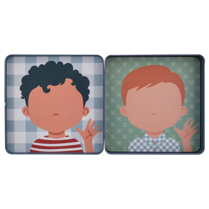Stephen Joseph Funny Faces Magnetic Set – Blue