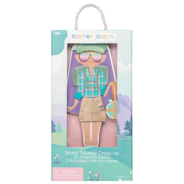 Stephen Joseph Magnetic Dress Up Dolls – World Traveler