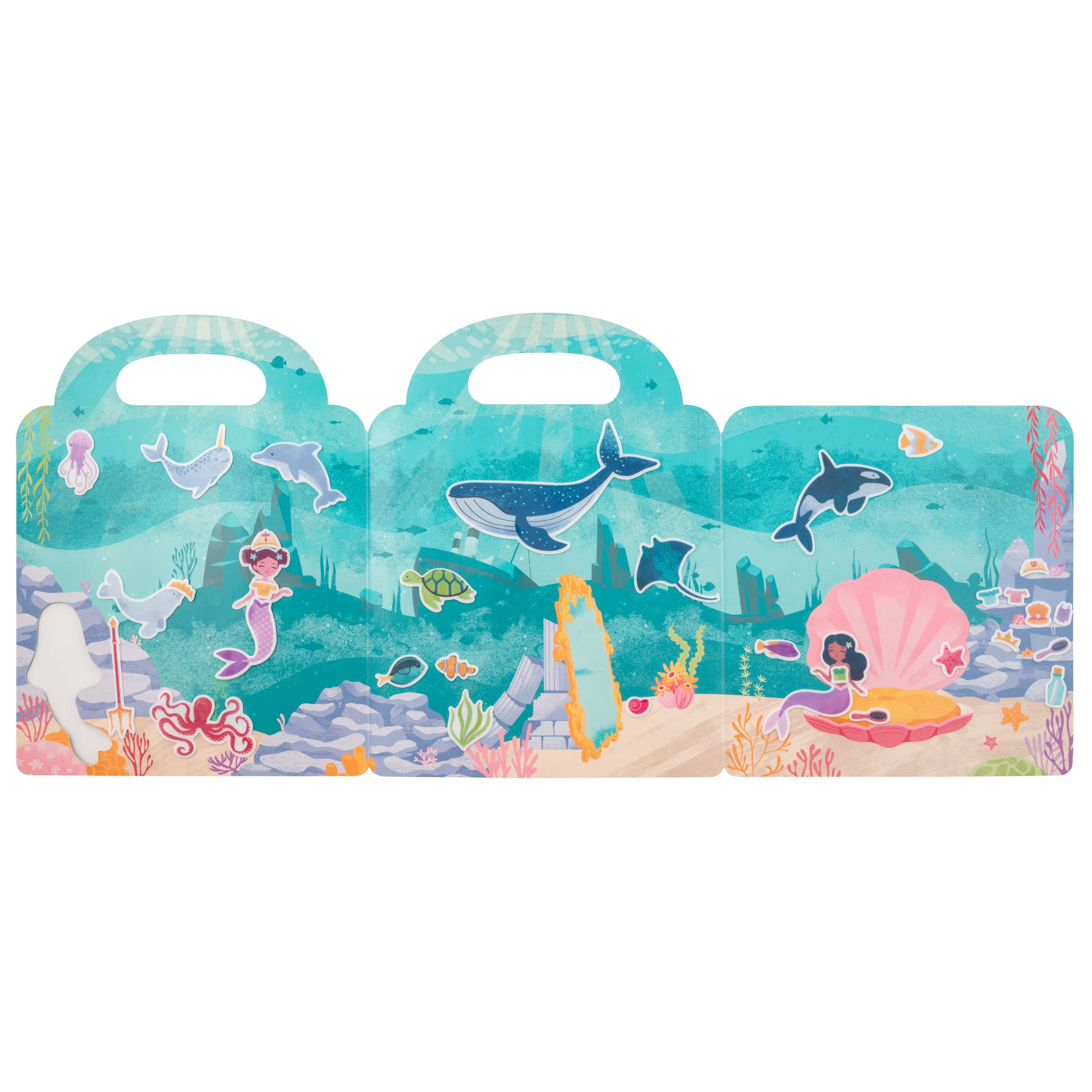 Stephen Joseph Reusable Sticker Book – Mermaids & Friends