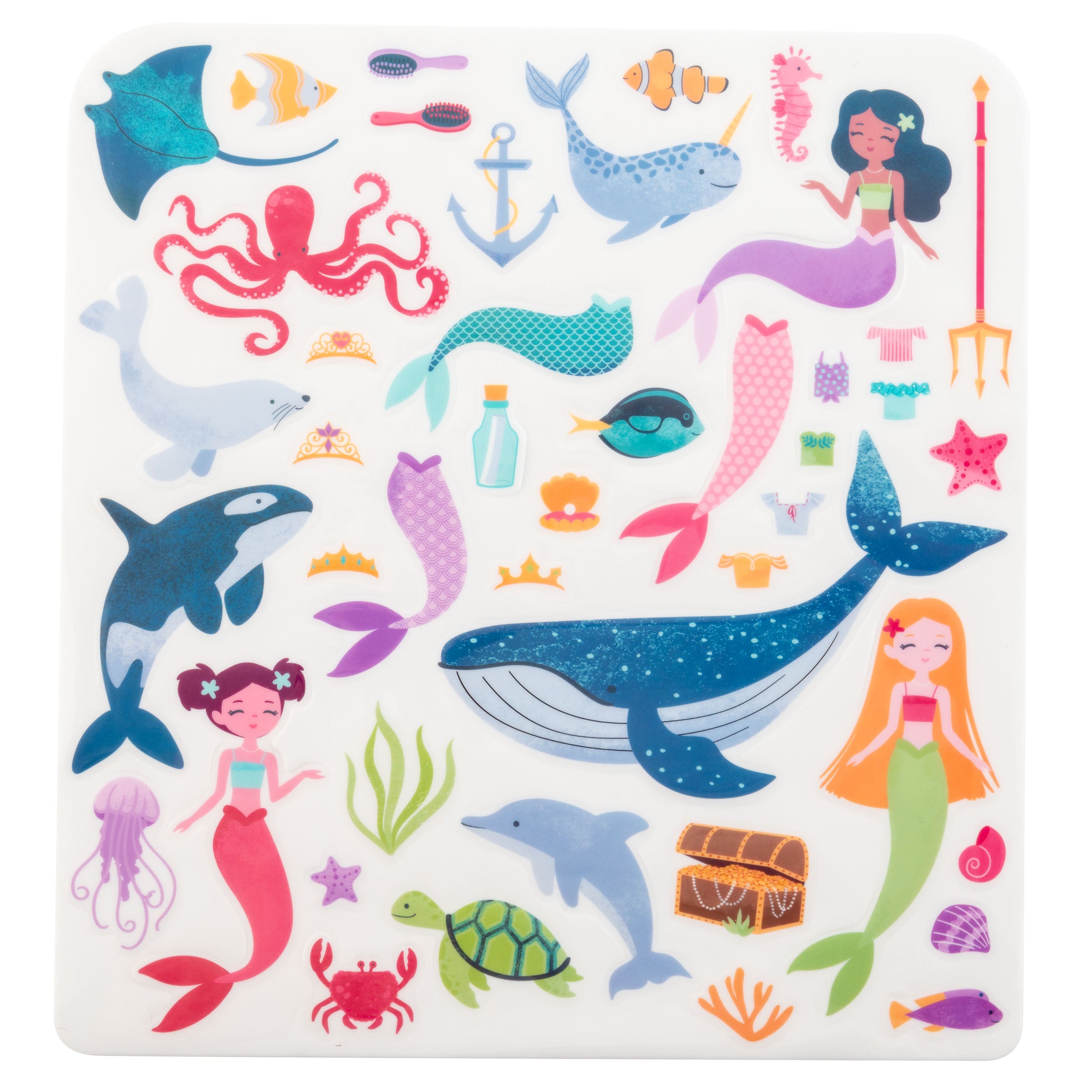 Stephen Joseph Reusable Sticker Book – Mermaids & Friends